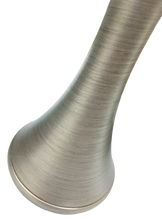 Load image into Gallery viewer, Indoor Table Lamp (11.25" Silver Nickel Base, 5.6'' x 6.6'' x 5.6" Black Shade)