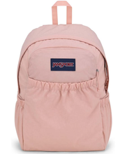 Load image into Gallery viewer, Jansport, Jansport backpack, Jansport school backpack, Slouch pack, Misty Rose, Backpack with two water bottle pockets, Backpack with 15" Laptop sleeve