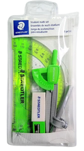 Load image into Gallery viewer, Staedtler Student Math Protractor Set 6pc Select Colors