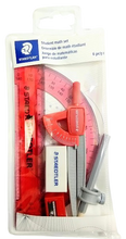 Load image into Gallery viewer, Staedtler Student Math Protractor Set 6pc Select Colors