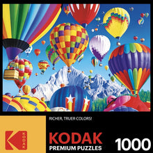 Load image into Gallery viewer, Kodak Premium Puzzles Balloons Over the Mountain 1000pcs