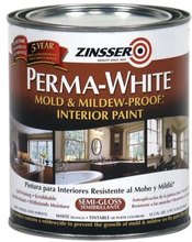 Load image into Gallery viewer, Zinsser Perma-White Mold & Mildew Interior Paint (1 Quart & 1 Gallon sizes) Variety of Sheens