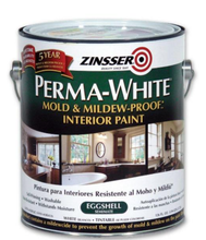 Load image into Gallery viewer, Zinsser Perma-White Mold & Mildew Interior Paint (1 Quart & 1 Gallon sizes) Variety of Sheens