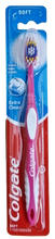 Load image into Gallery viewer, Pink Colgate toothbrush with soft bristles in a red and blue packaging
