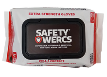Load image into Gallery viewer, Safety Wercs Extra Strength Powder-Free Exam-Grade Nitrile Gloves 40ct (Select Size)
