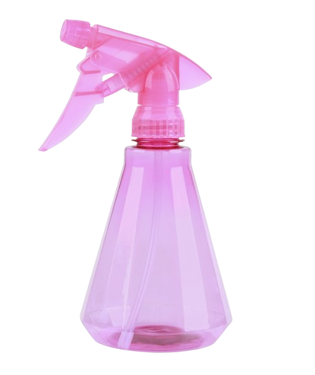 Pink plastic spray bottle, 120oz