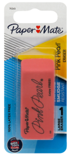 Paper Mate, Latex Free, Large Eraser, Smudge Resistant,
Delivers Clean Finish