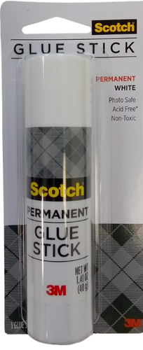 Scotch Permanent White Photo Safe, Acid Free, Non-Toxic, Glue Stick, Scotch Glue, Glue Stick