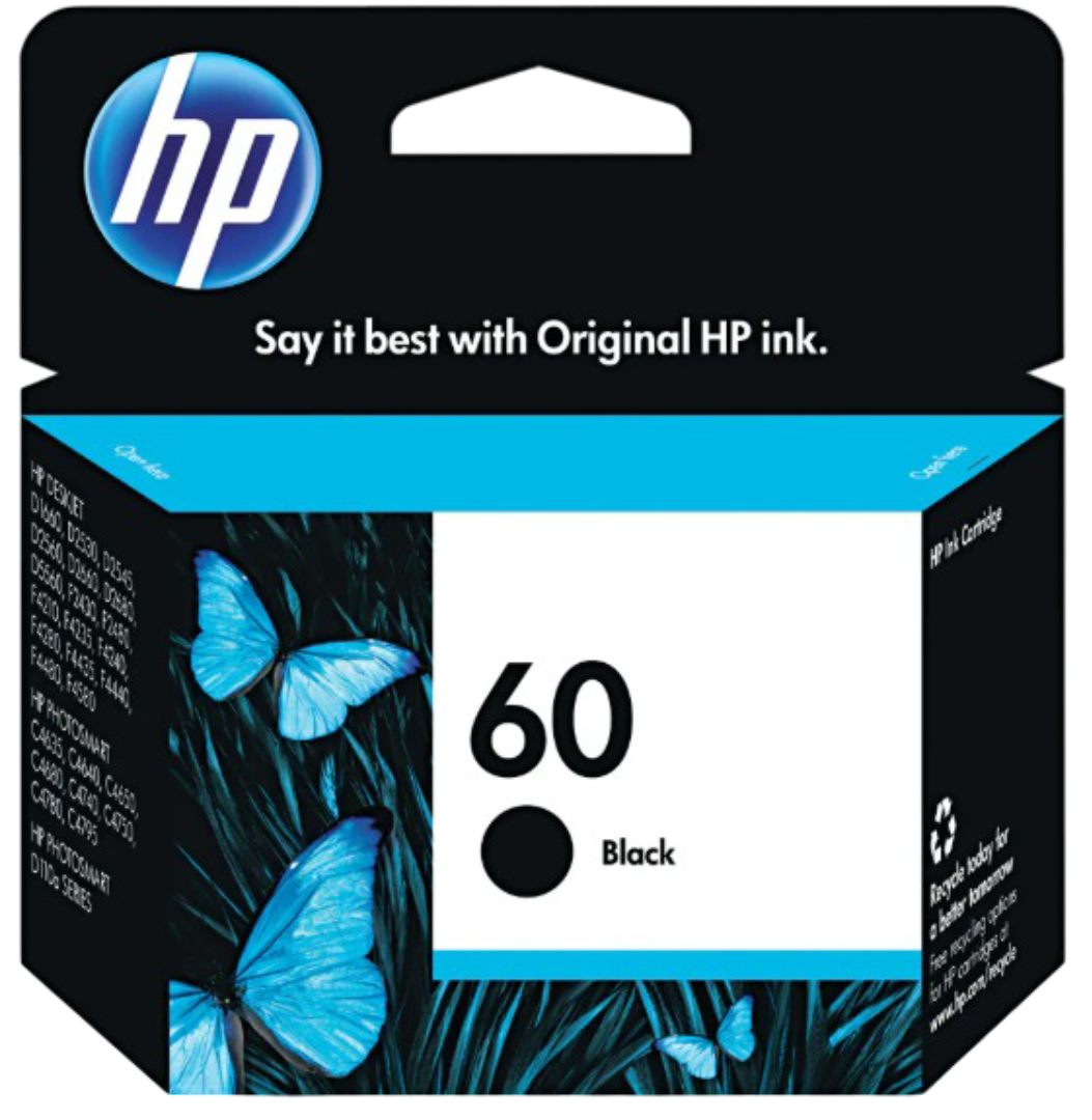 1 HP Original Black Ink Catridge (SALE) Free Shipping