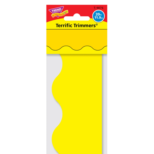 Trend Enterprises Border Trimmers Yellow, 39ft 11.9m
