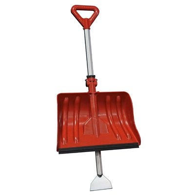 Snow Tek Snow Shovel and Ice Scrapper (Heavy Duty)