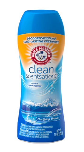 Arm & Hammer Clean Scensations In-Wash Scent Booster 15oz Purifying Waters(SALE)