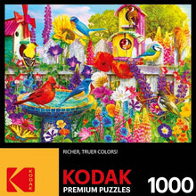 Load image into Gallery viewer, Kodak Premium Puzzles Bird Bath Garden by Lars Stewart 1000pcs
